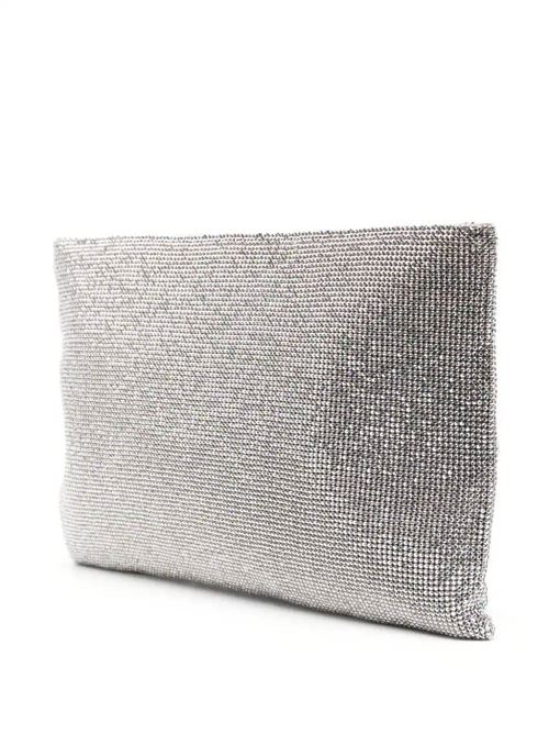 Silver-tone aluminium rhinestone bag BENEDETTA BRUZZICHES | SS24083028